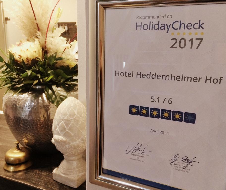 Hotel Heddernheimer Hof Frankfurt am Main Eksteriør billede